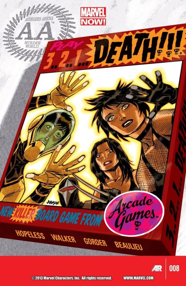 Avengers Arena # 8 (Marvel Comics 2013)