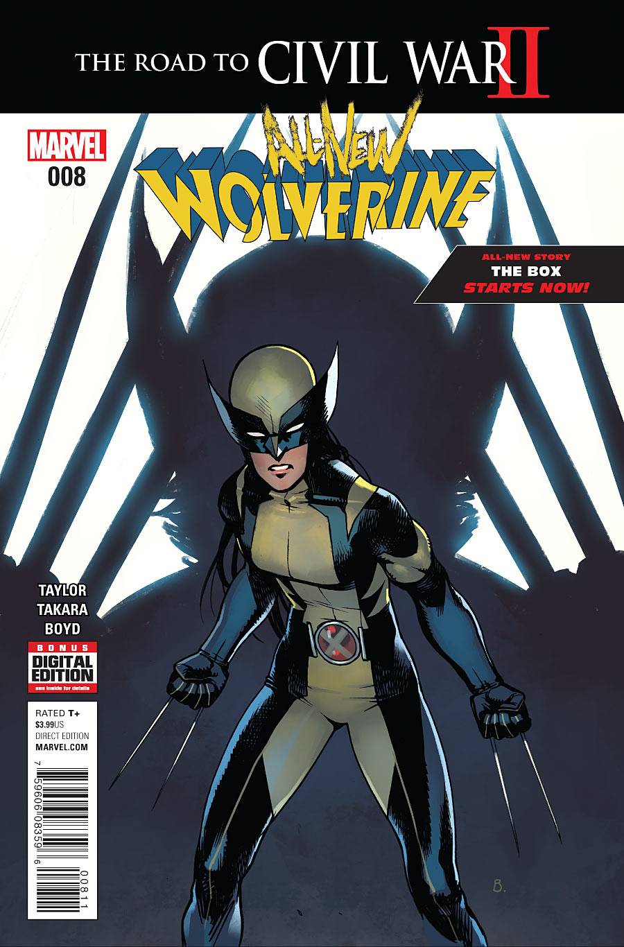 All-New Wolverine # 8 (Marvel Comics 2016)