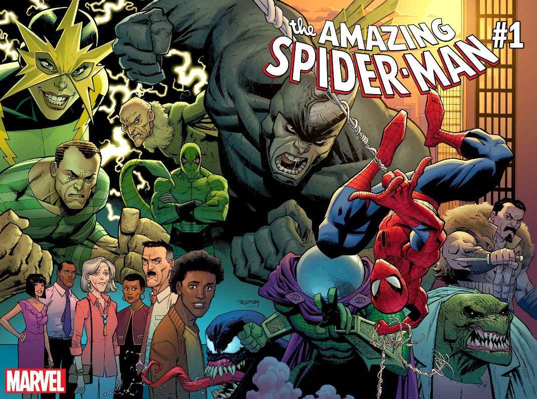 Amazing Spider-Man # 1 (Marvel Comics 2018) Wrap Cover