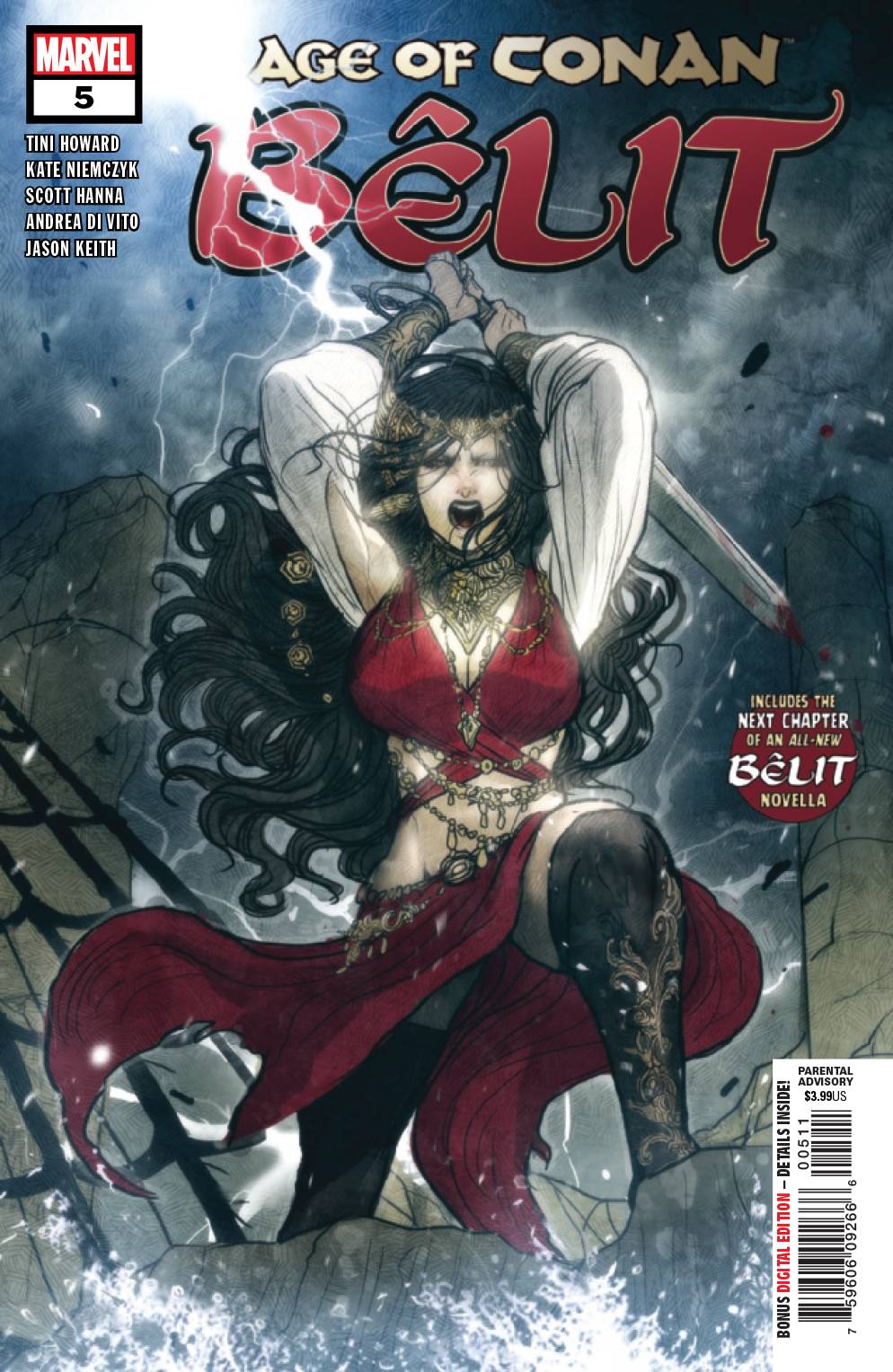 Age Of Conan: Belit # 5 of 5 (Marvel Comics 2019)