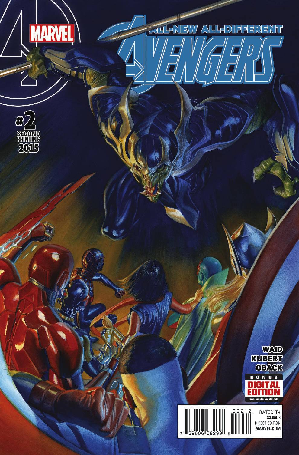 All-New All-Different Avengers # 2 (Marvel Comics 2016) Second Printing
