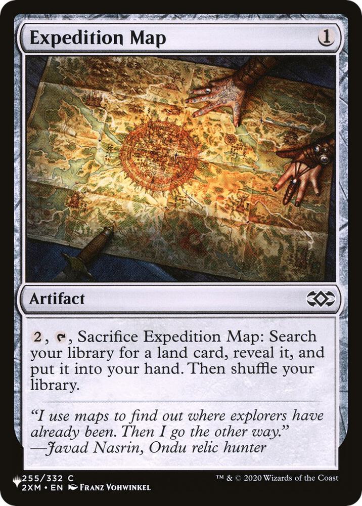 Expedition Map - The List Reprints (LIST) 255C