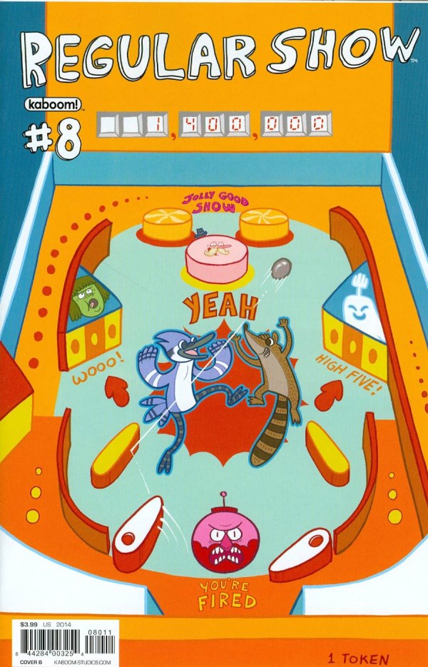 Regular Show # 8 (KaBoom! 2013) Cover B Lydia Paige Variant