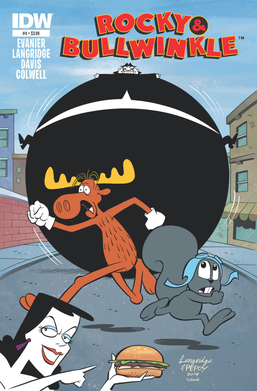 Rocky and Bullwinkle #  4 (IDW Comics 2014)