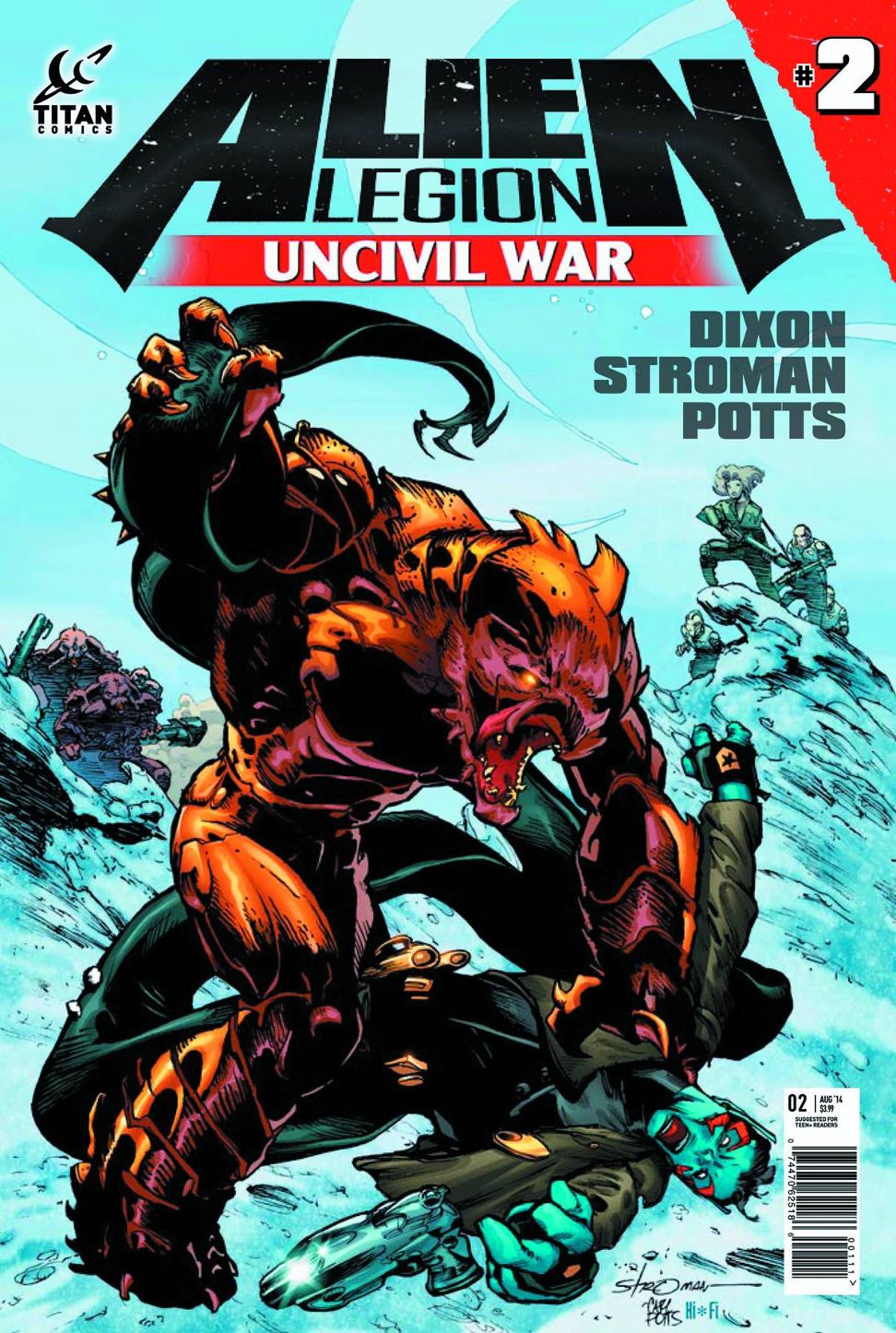 Alien Legion Uncivil War # 2 (Titan Comics 2014)