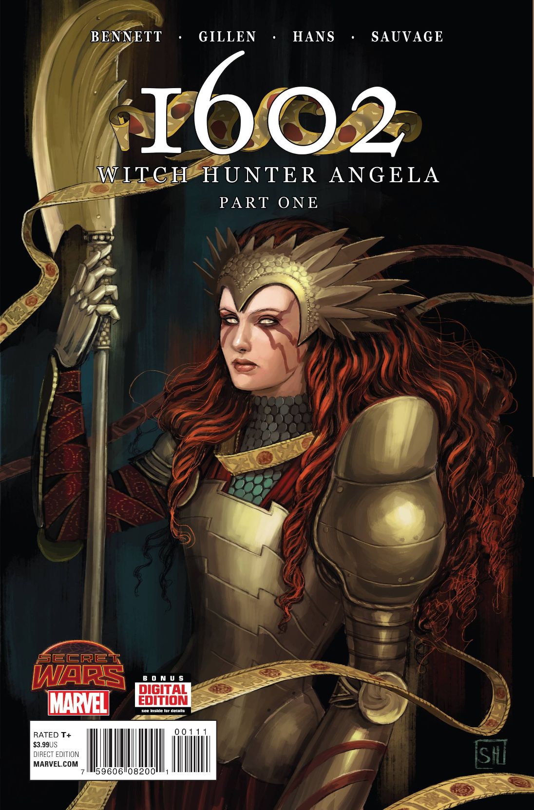 1602 Witch Hunter Angela # 1 (Marvel Comics 2015)