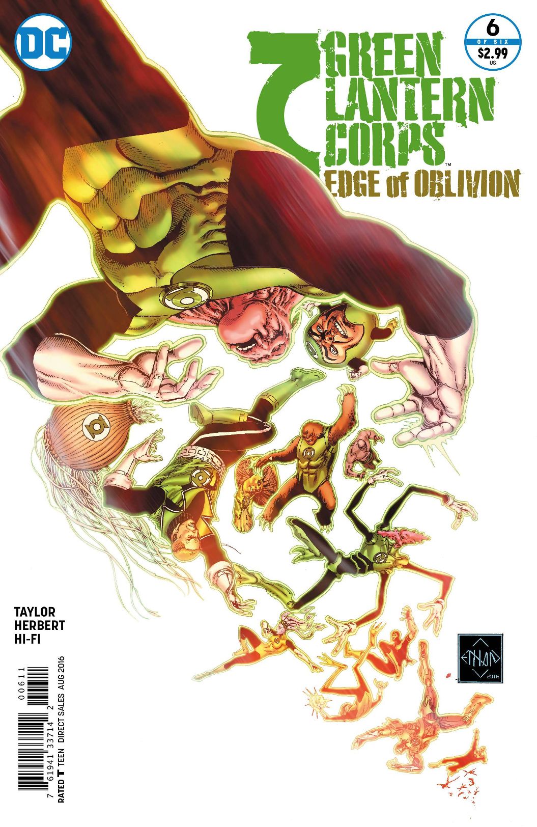 Green Lantern Corps Edge of Oblivion (2016) # 6 (DC Comics 2014)