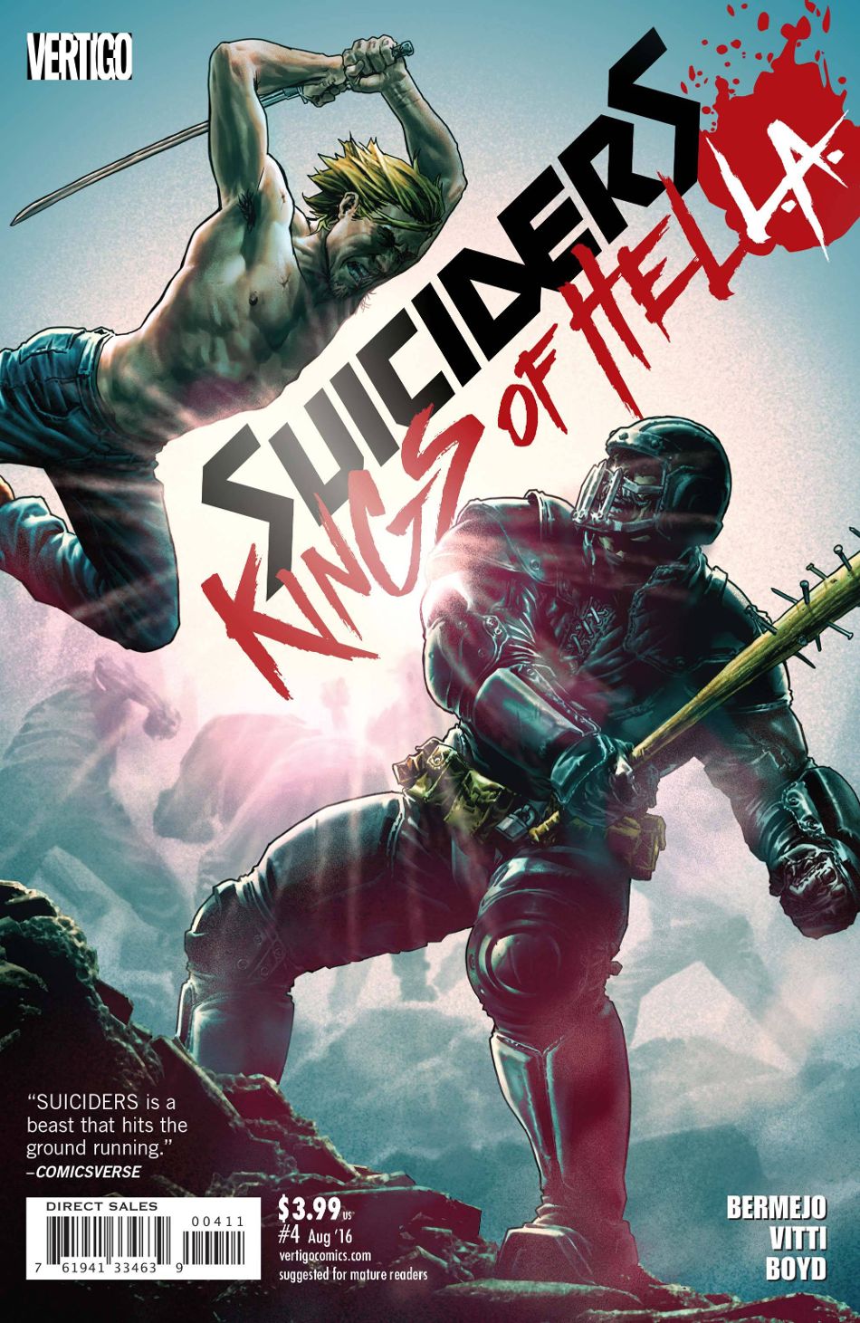 Suiciders: Kings of HelL.A. # 4 (Vertigo Comics 2016)