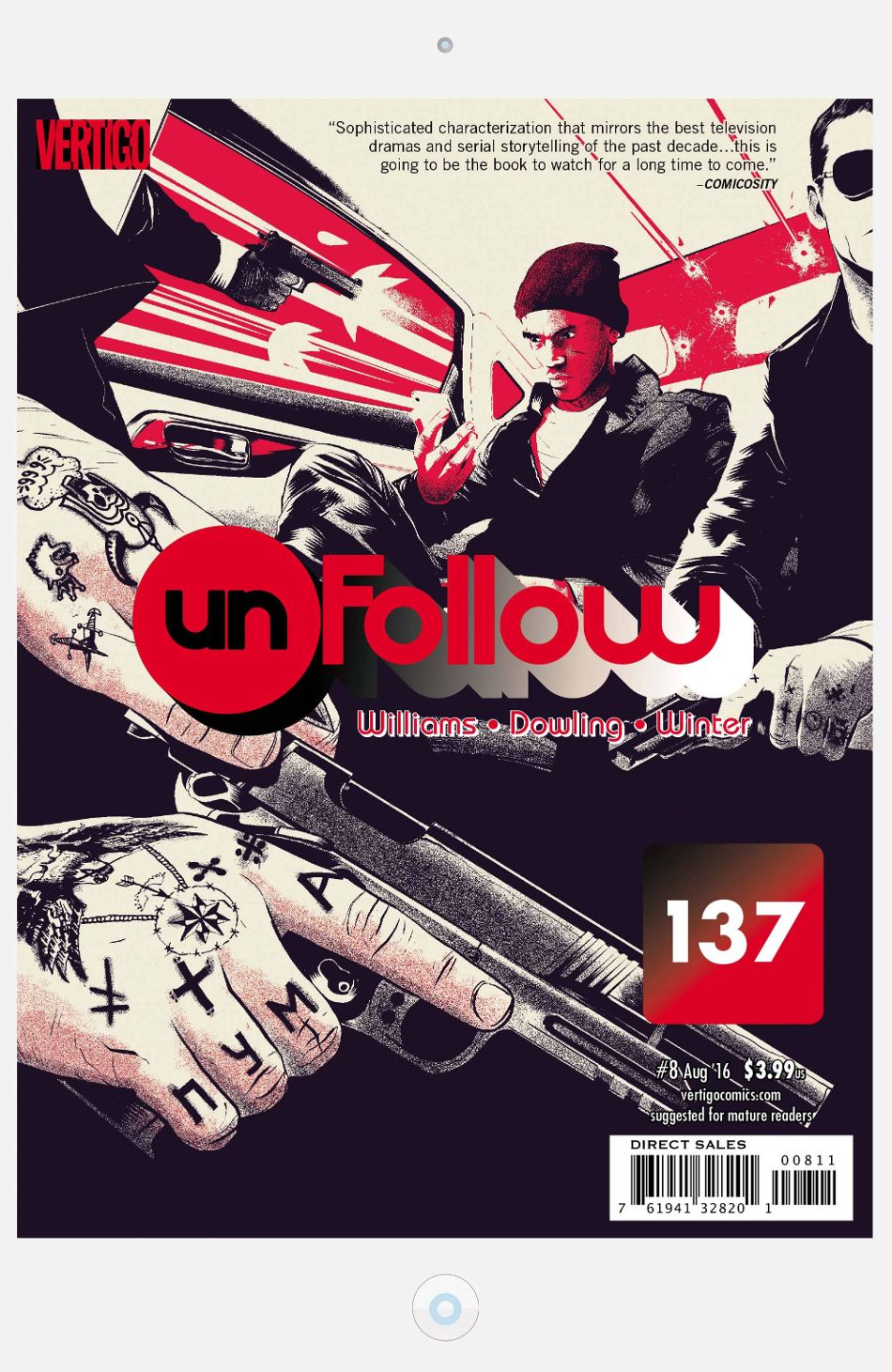 Unfollow #  8 (Vertigo Comics 2016)