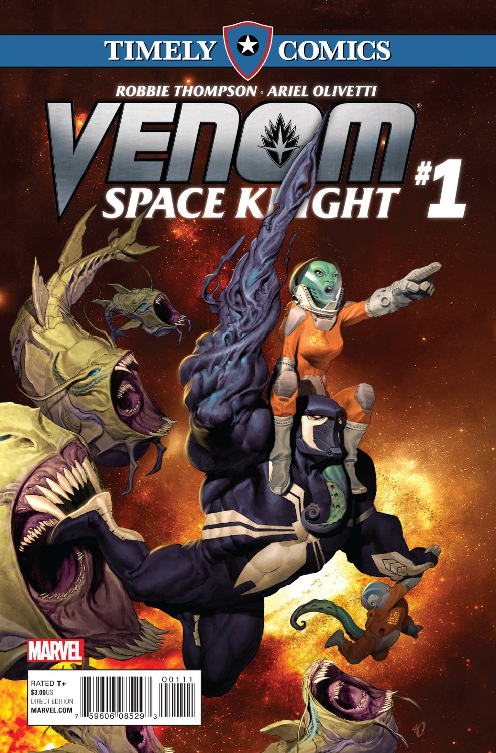 Timely Comics: Venom Space Knight #  1 (Marvel Comics 2016)