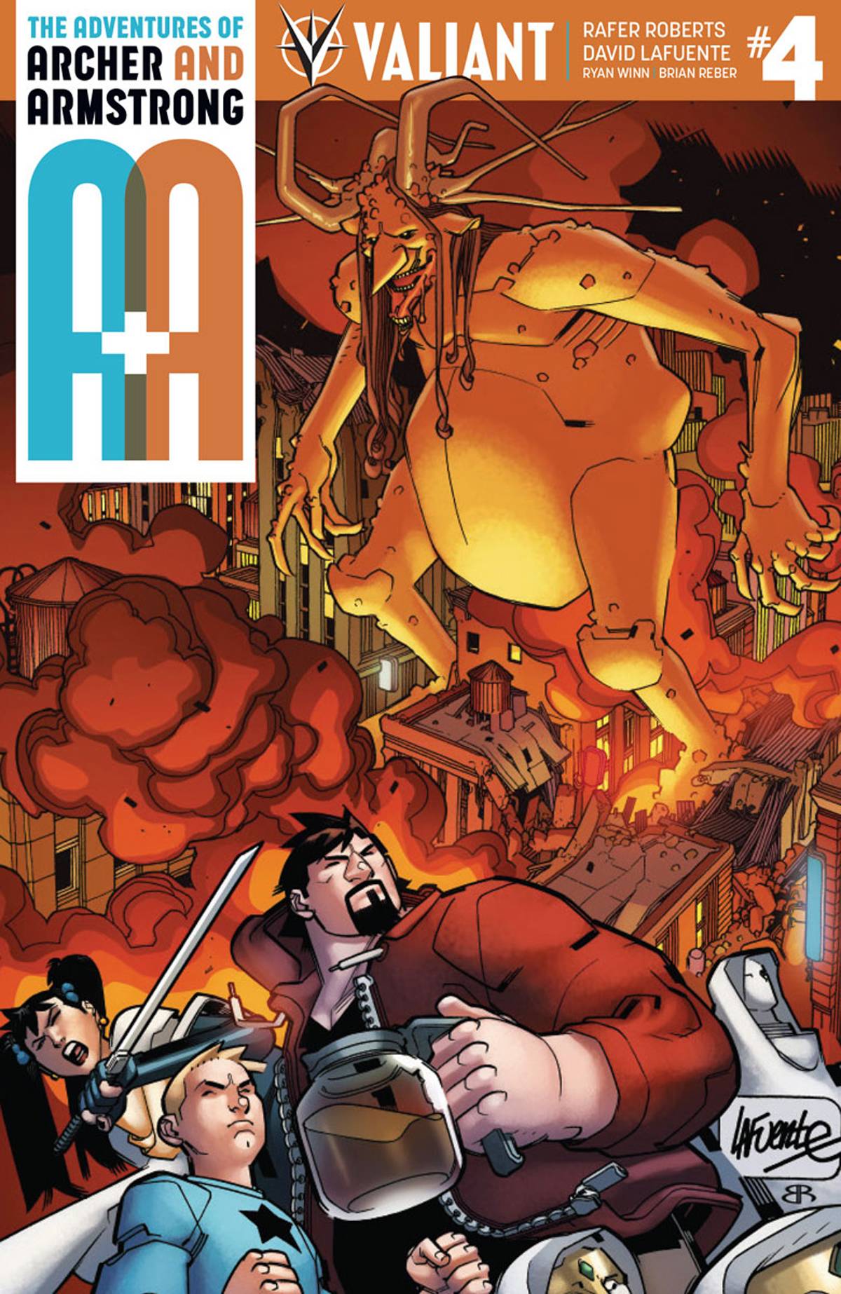 A&A: Adventures of Archer and Armstrong #  4 (Valiant Comics 2016)