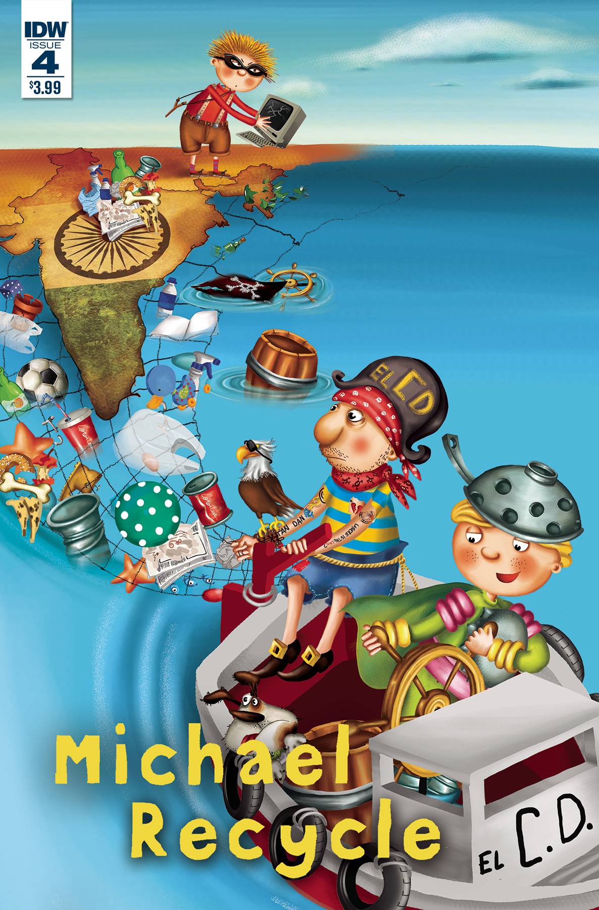 Michael Recycle # 4 (IDW Comics 2017)