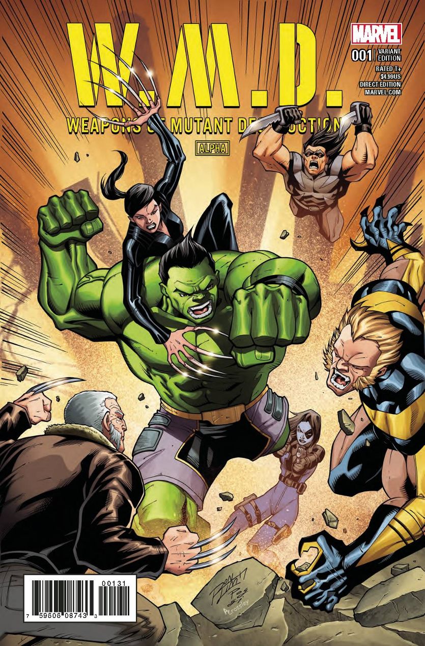 Weapons Of Mutant Destruction: Alpha #  1 (Marvel Comics 2017)