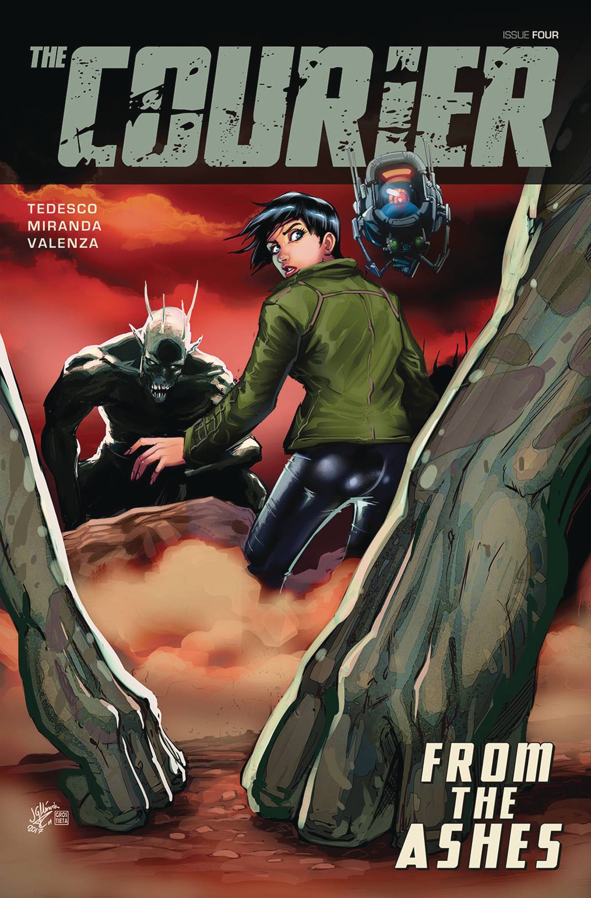 Courier #  4 of 5 (Zenescope Entertainment 2017)