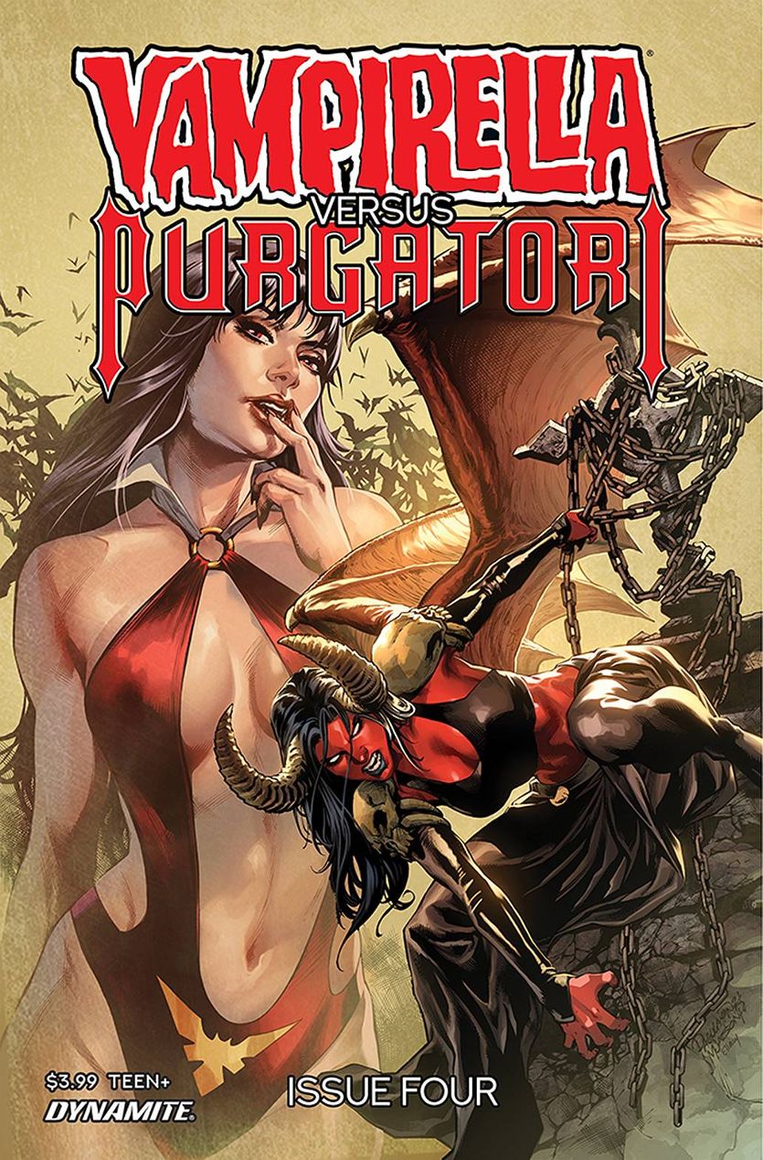 Vampirella Versus Purgatori #  4 (Dynamite Comics 2021) Cover B