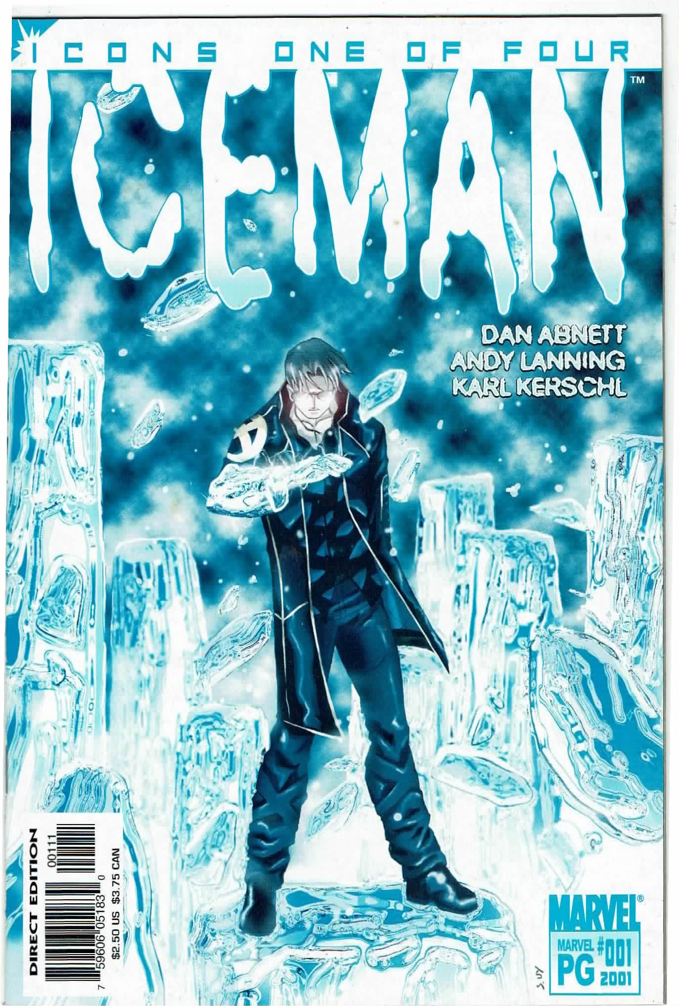 Iceman # 1 to 4 complete (Marvel Comics 2001)