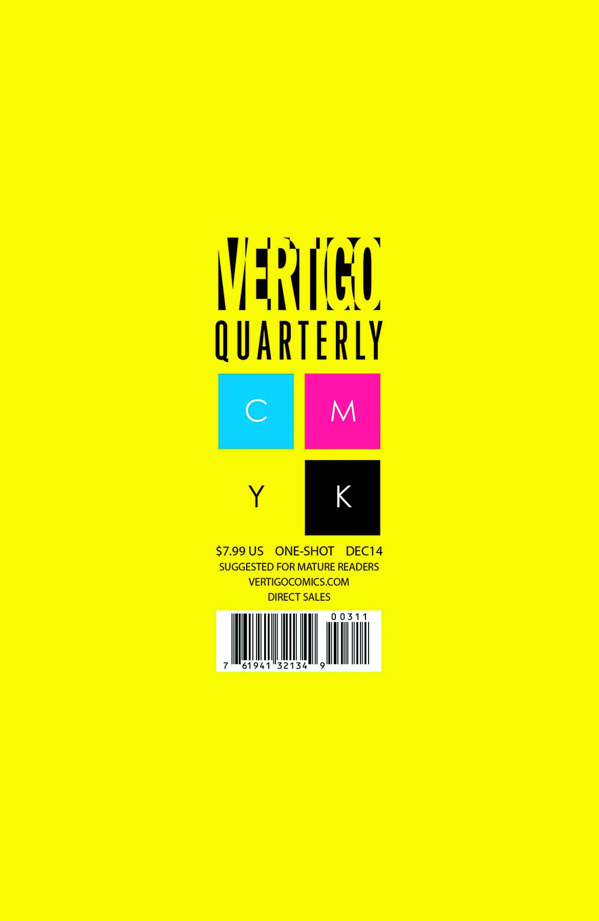 Vertigo Quarterly Yellow (DC Comics 2014)