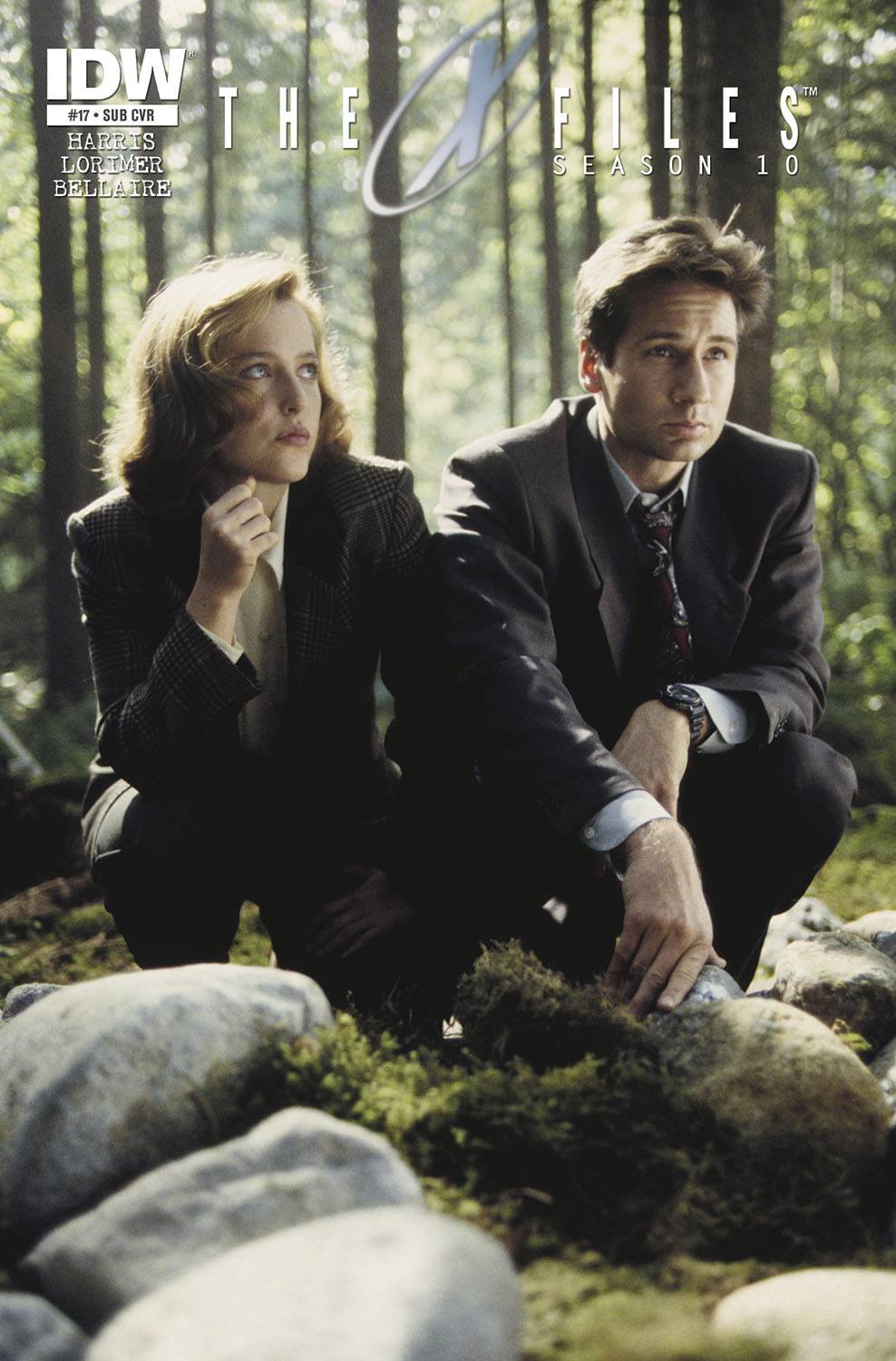 X-Files Season 10 # 17 (IDW Comics 2014) Subscription Variant Cover