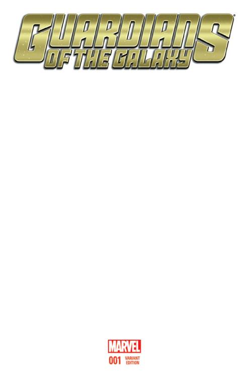 Guardians of The Galaxy # 1 (Marvel Comics 2015) Blank Variant