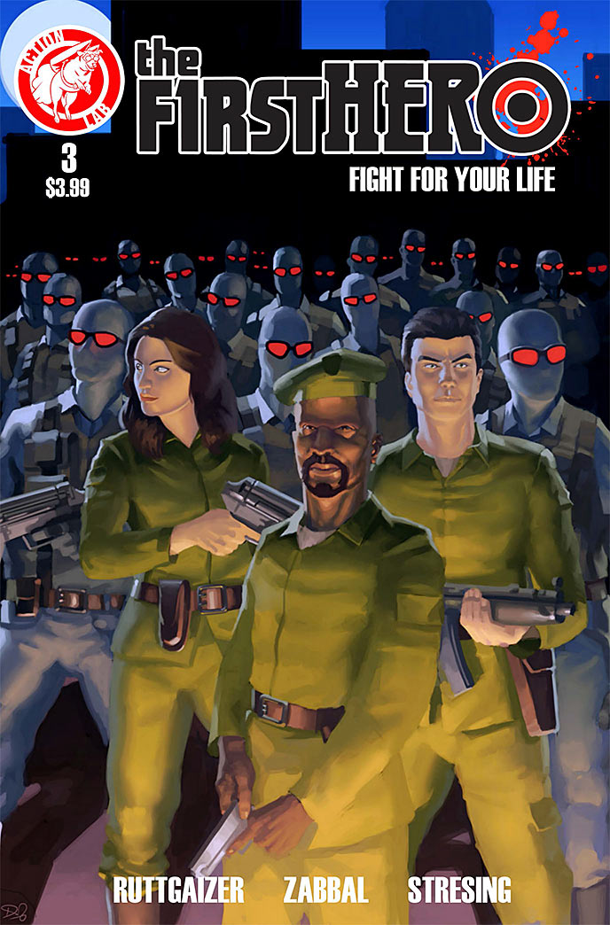 F1rst Hero: Fight For Your Life # 3 (Action Lab 2015)