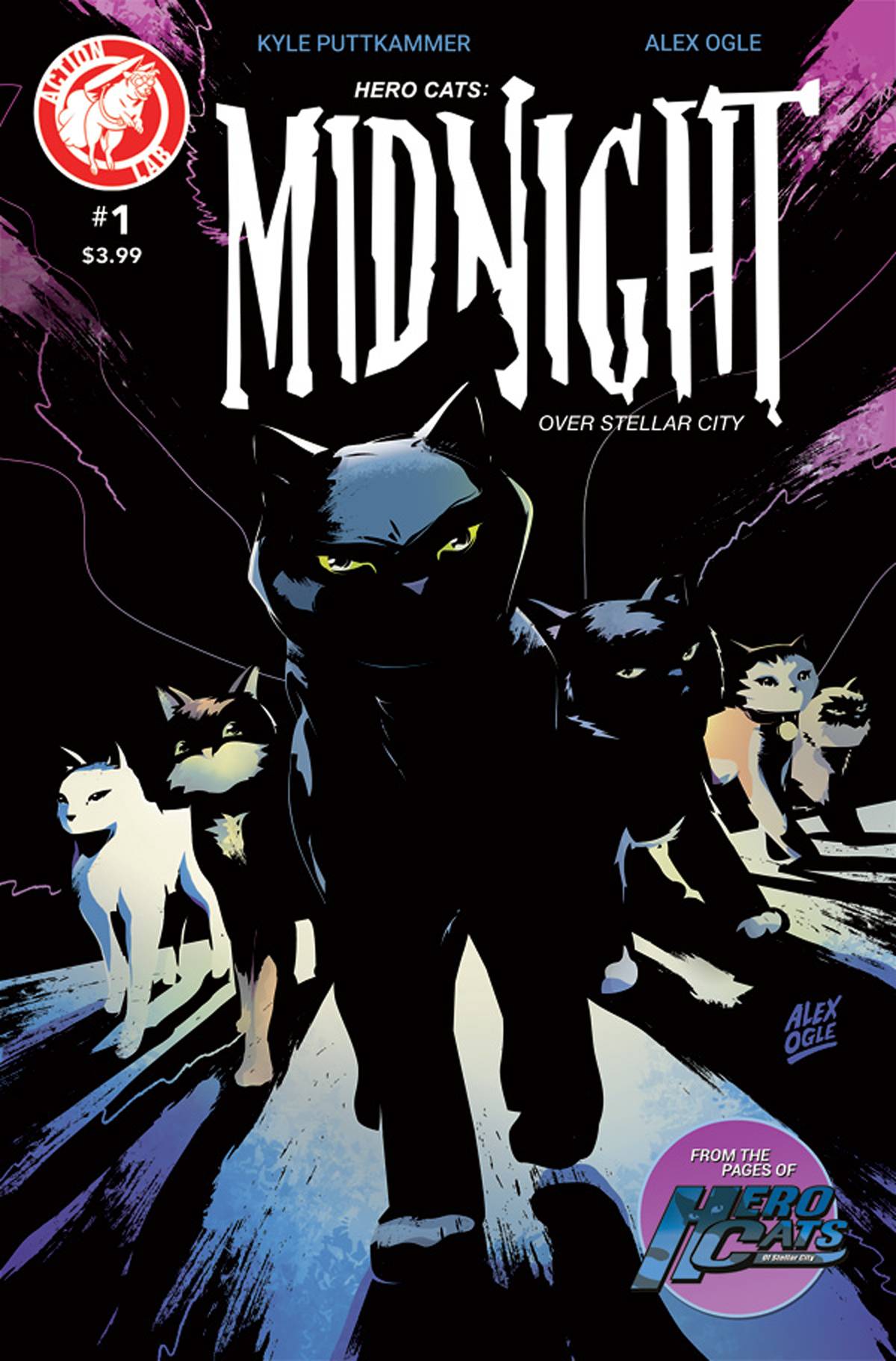 Hero Cats: Midnight Over Stellar City # 1 (Action Lab Comics 2015)