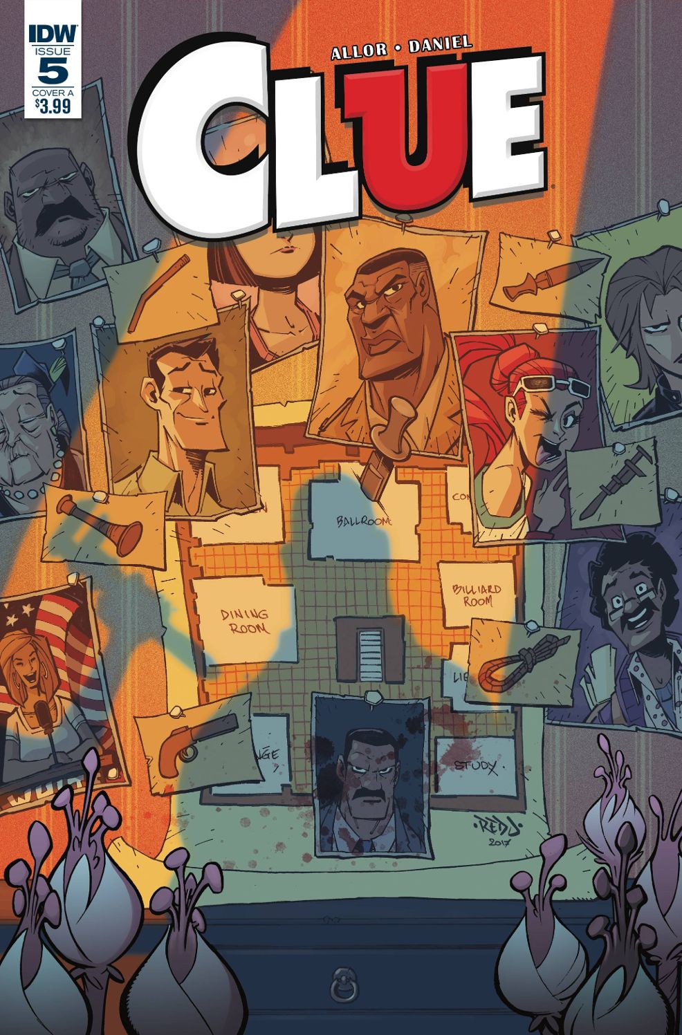 Clue #  5 - Cover A (IDW Publishing 2017)