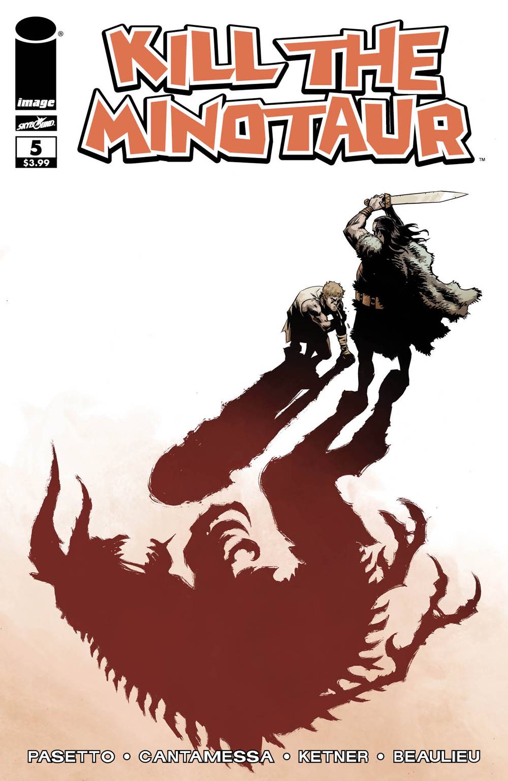 Kill the Minotaur #  5 (Skybound Comics 2017) Walking Dead Tribute Varuant
