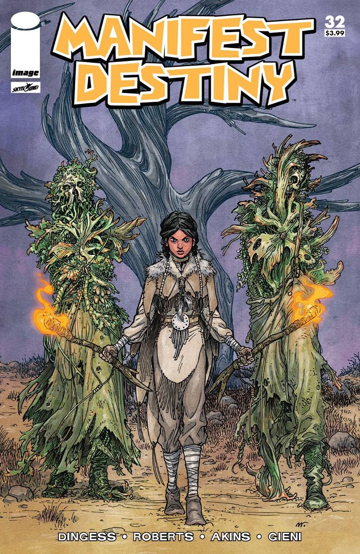 Manifest Destiny # 32 (Image Comics 2018) Walking Dead Tribute Variant