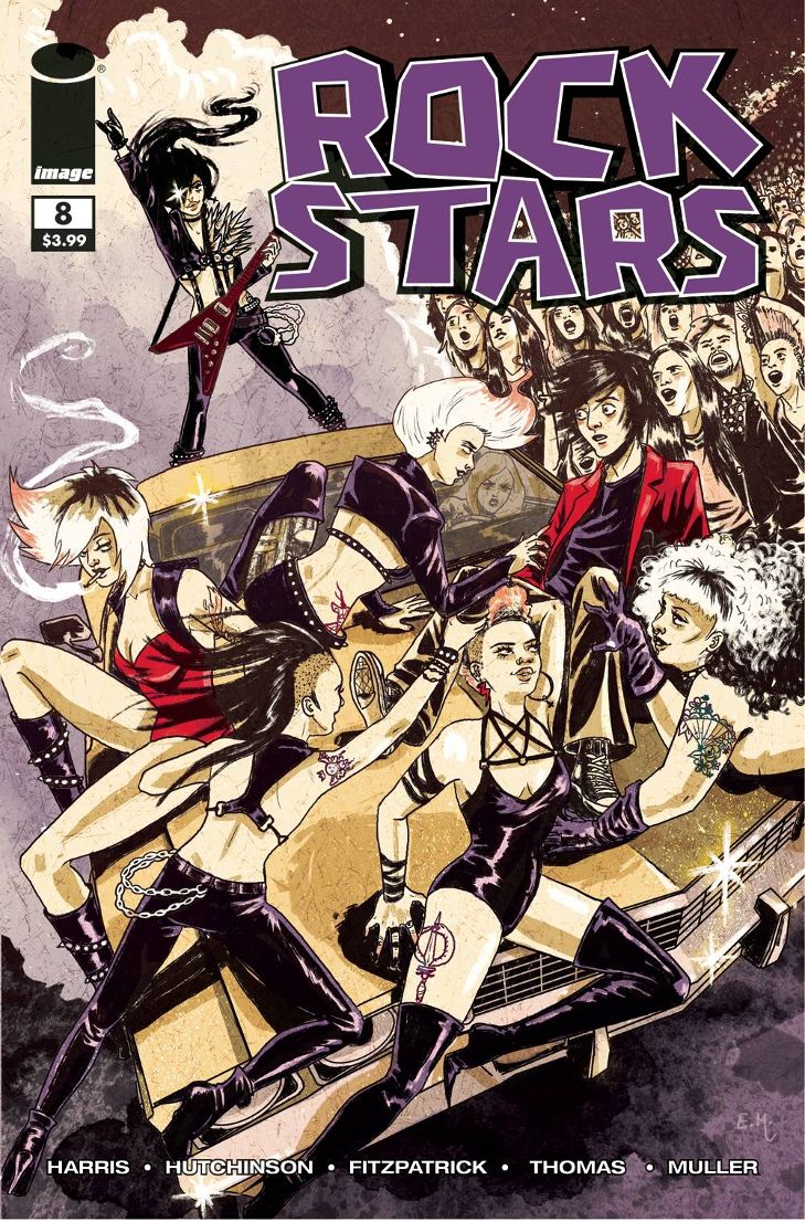 Rockstars #  8 (Image Comics 2017) Walking Dead Tribute Variant