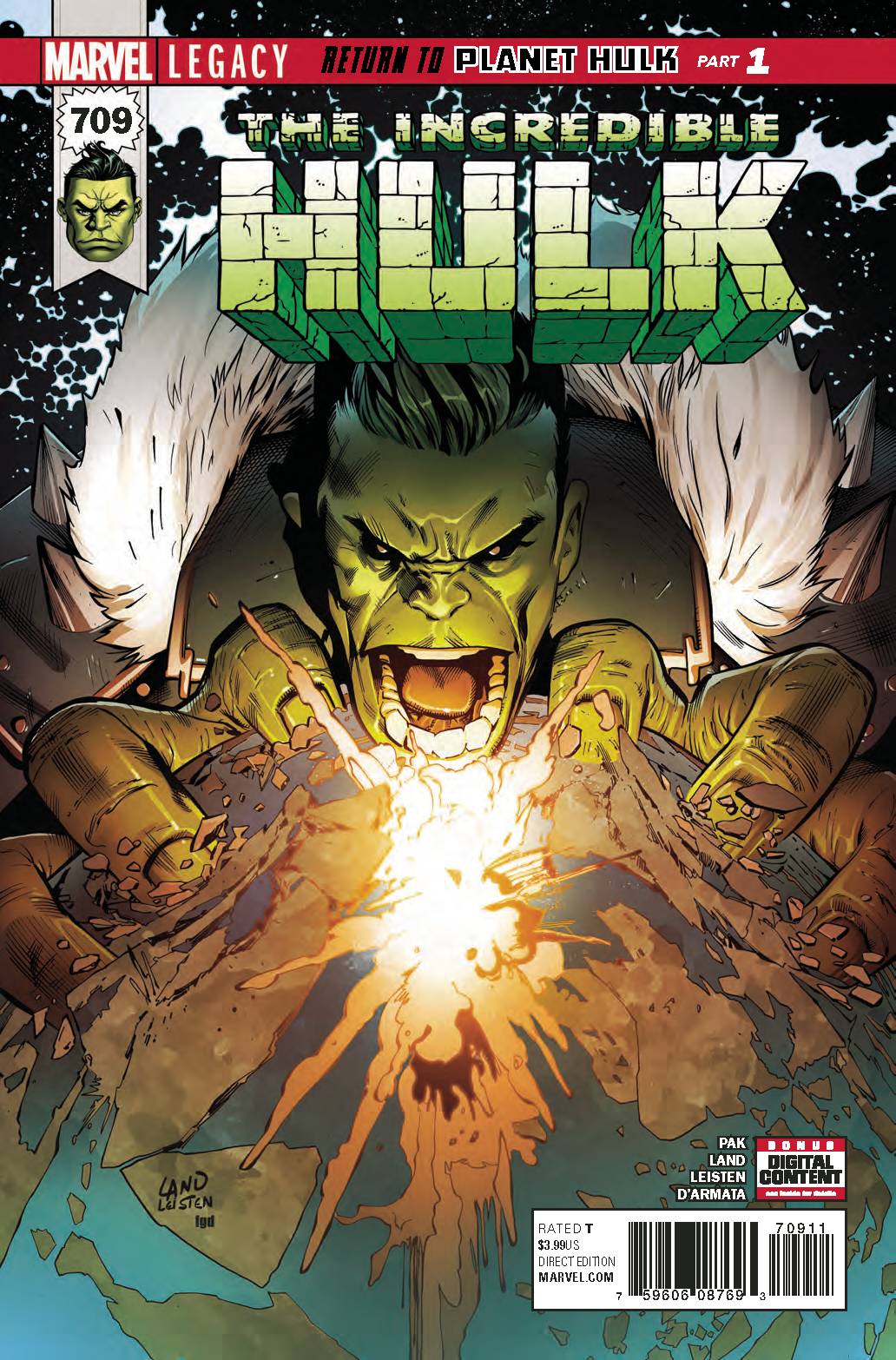 Incredible Hulk # 709 (Marvel Comics 2017)