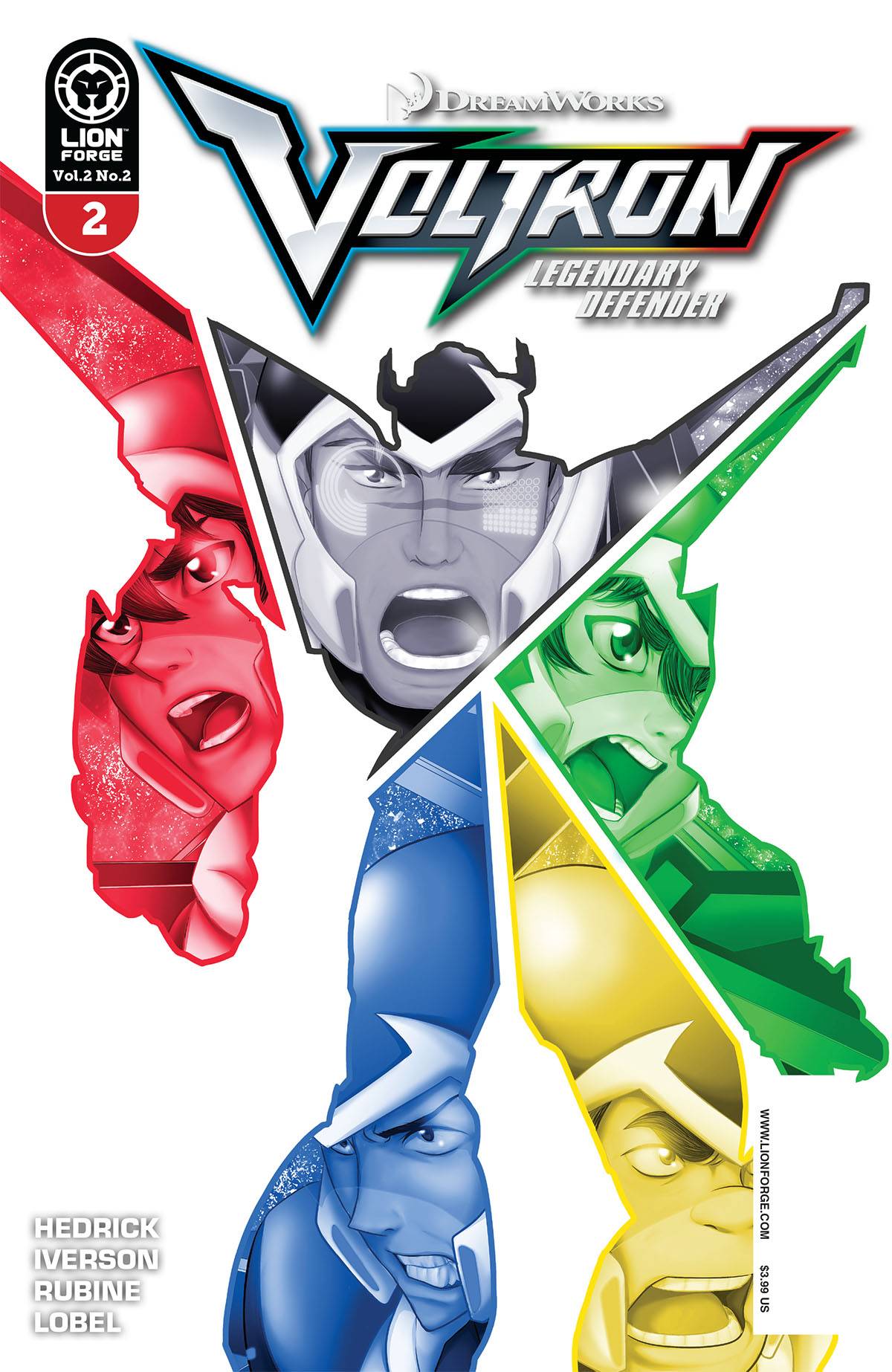 Voltron: Legendary Defender Volume 2 #  2 (Lion Forge Comics 2017)