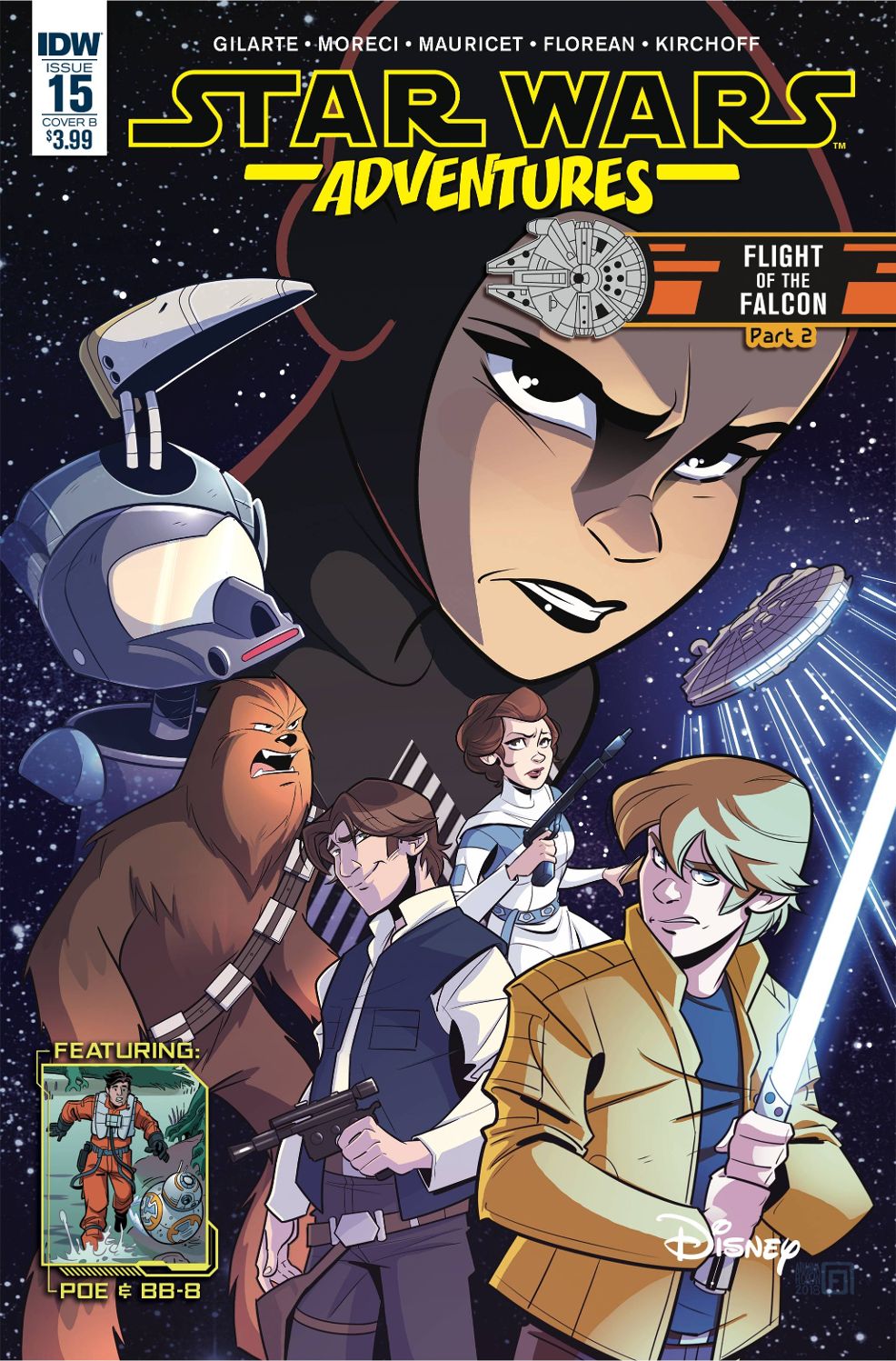 Star Wars Adventures # 15 - Variant Cover B (IDW Comics 2018)