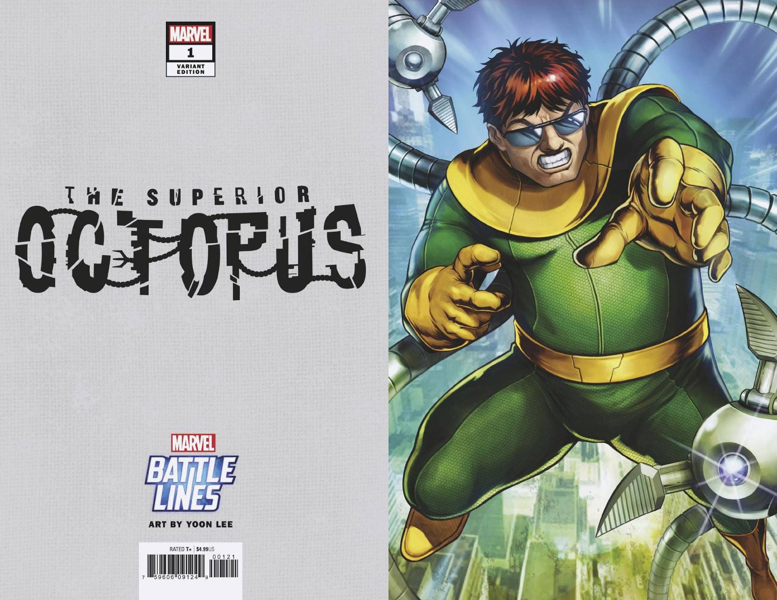 Superior Octopus # 1 (Marvel Comics 2018) Battle Lines Variant