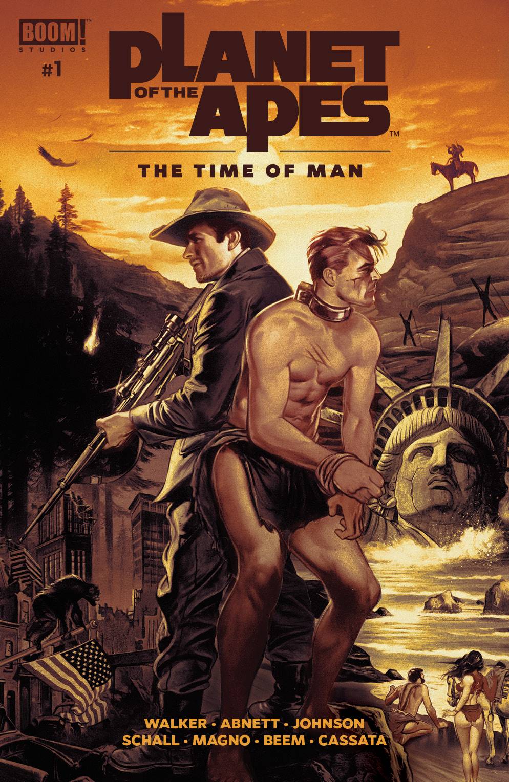 Planet of The Apes: The Time Of Man #  1 (Boom Studios 2018)