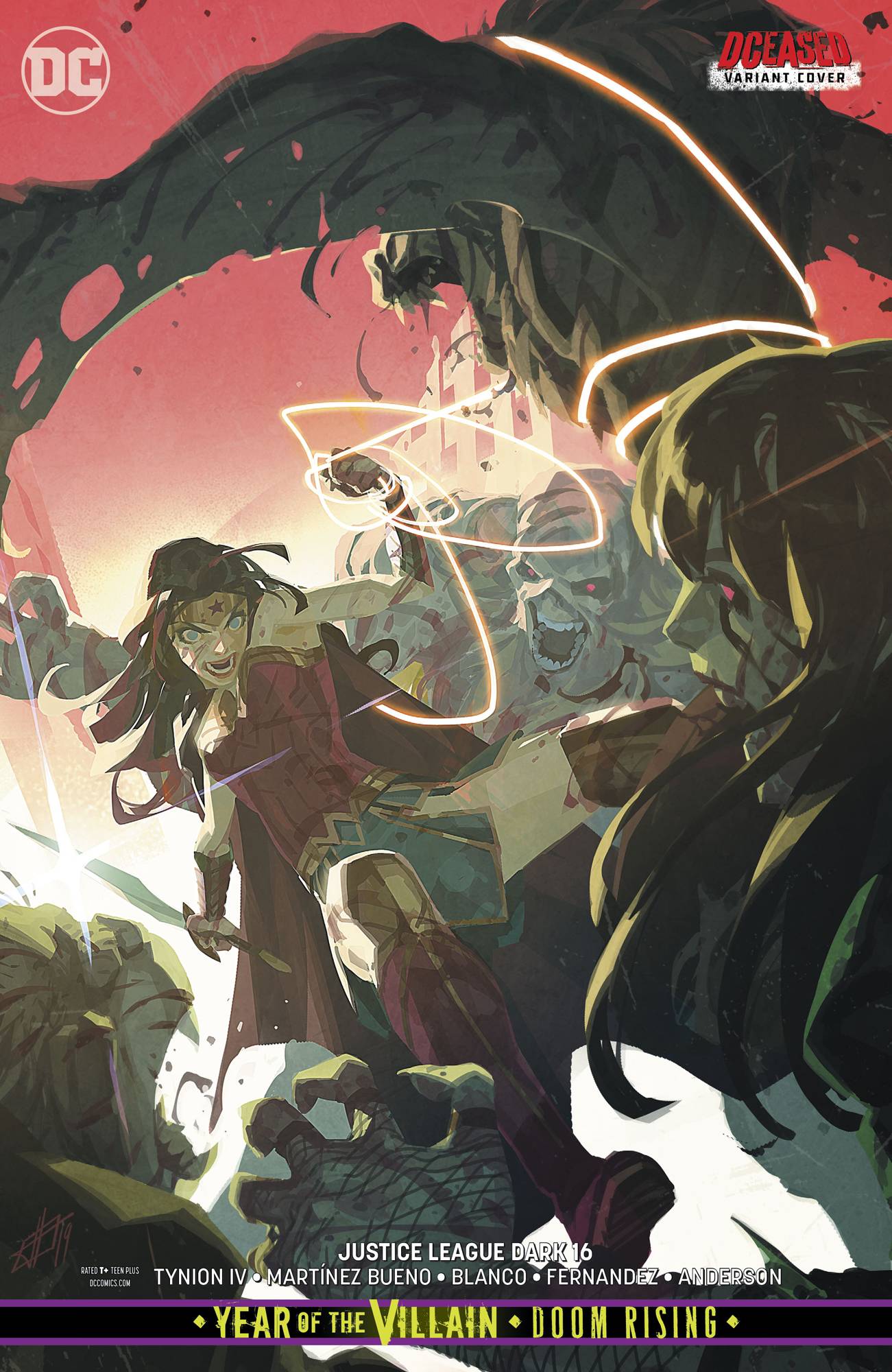 Justice League Dark volume 2 # 16 (DC Comics 2019) Variant Cover