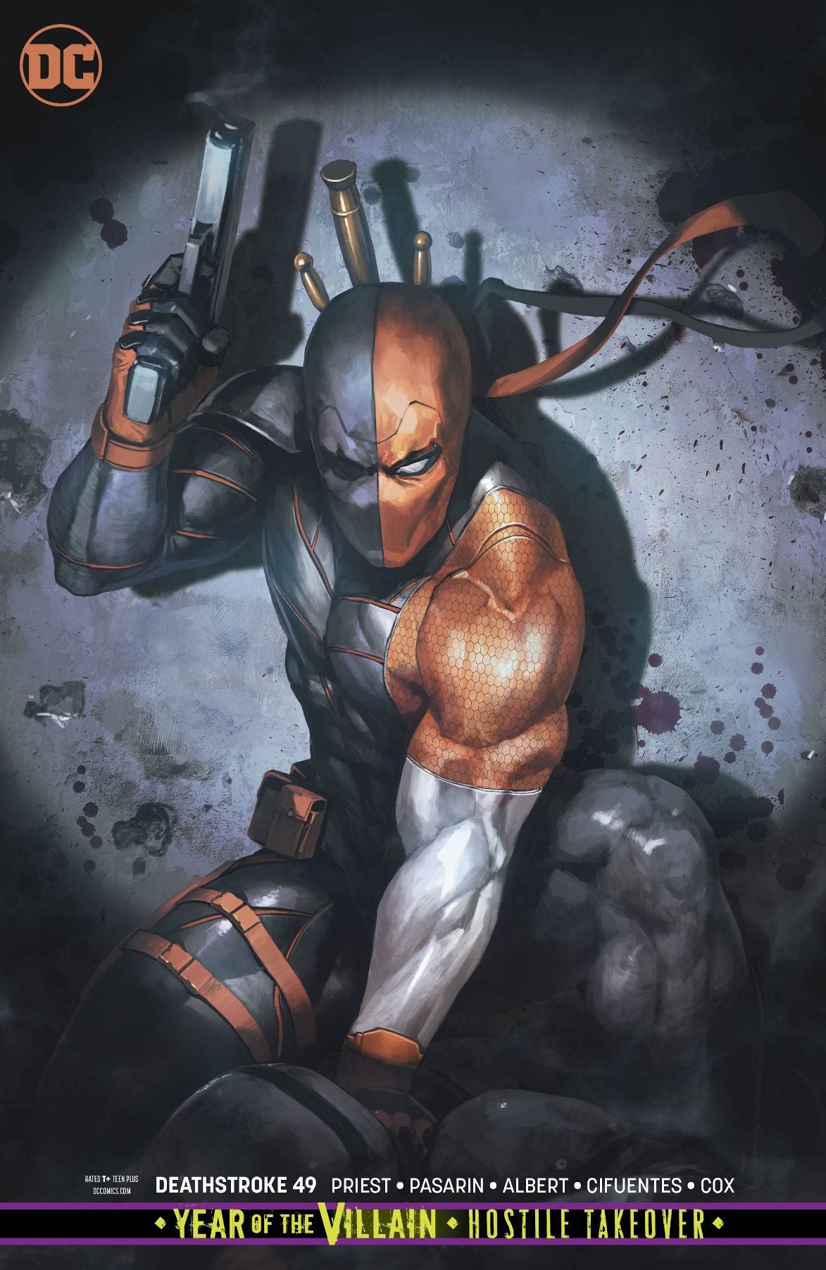 Deathstroke (2019) # 49 (DC Comics 2019) Skan Variant Cover