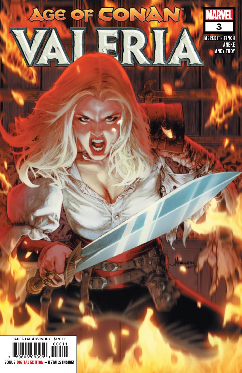 Age of Conan: Valeria #  3 of 5 (Marvel Comics 2019)