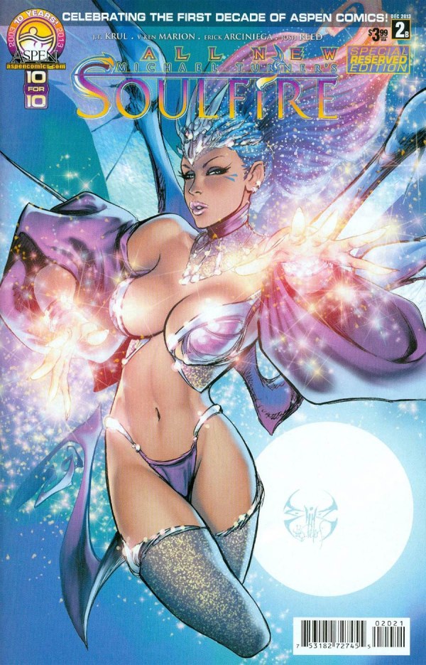 All-New Soulfire # 2 (Aspen Comics 2013) Variant Cover B Joe Benitez