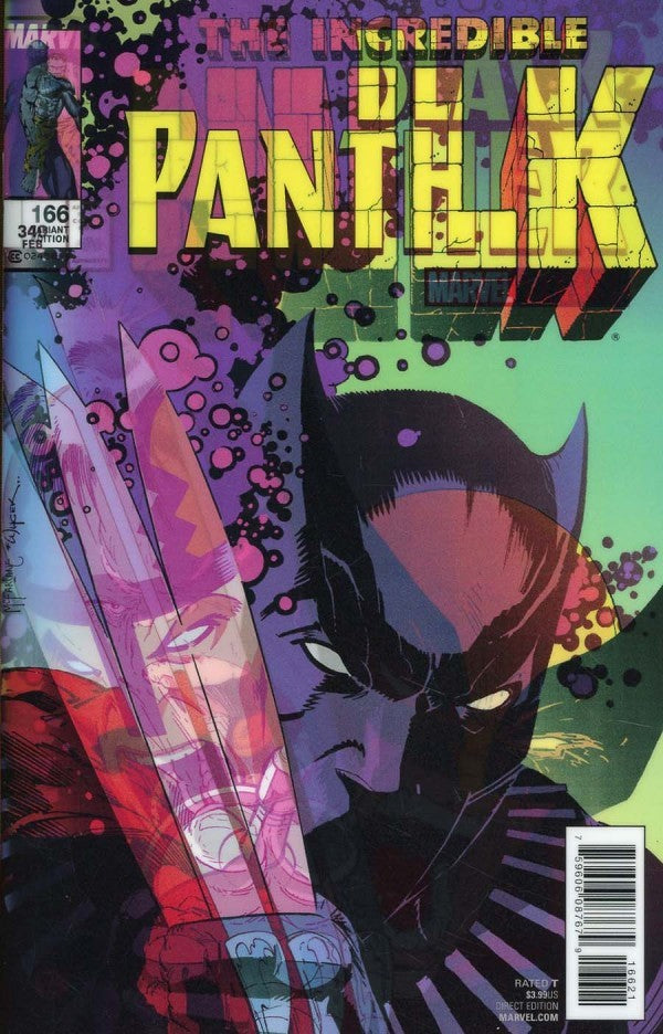 Black Panther / Incredible Hulk # 166 (Marvel 2017) Wes Craig Lenticular Variant Cover