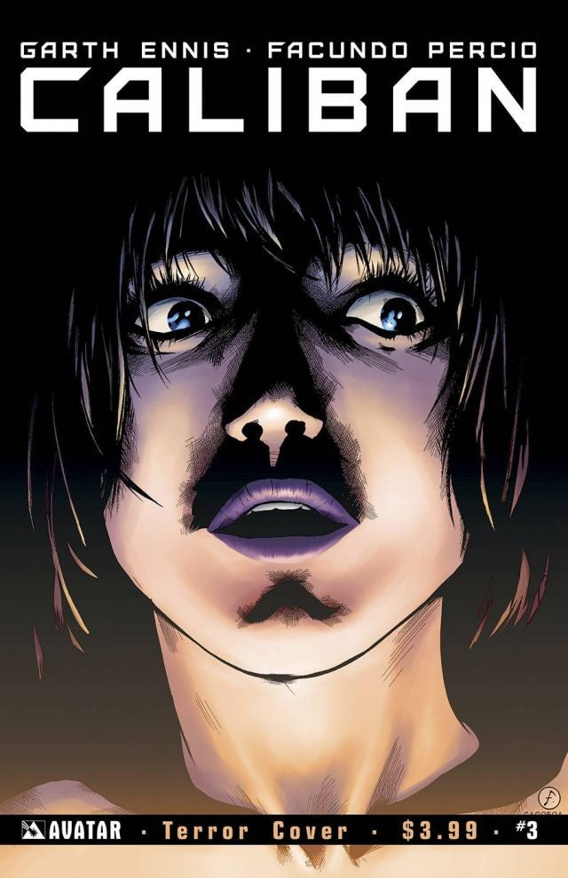 Caliban # 3 (Avatar Comics 2014) Facundo Percio Terror Variant Cover
