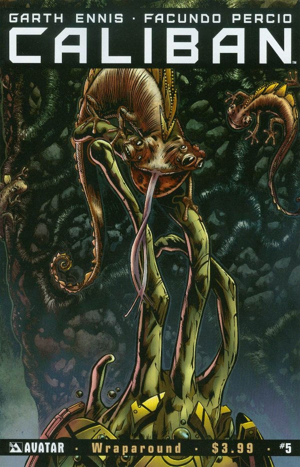 Caliban # 5 (Avatar Comics 2014) Facundo Percio Wraparound Variant Cover