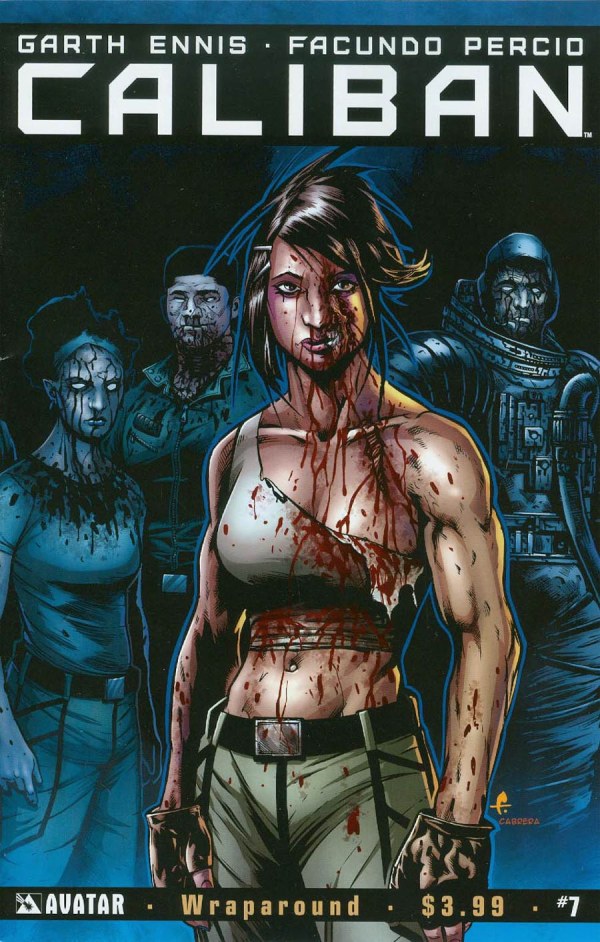 Caliban # 7 (Avatar Comics 2014) Facundo Percio Wraparound Variant Cover