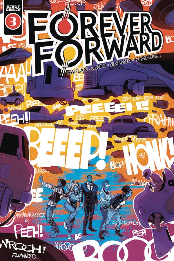Forever Forward # 3 (Scout Comics 2022) Cover B Flaviano Armentaro Variant