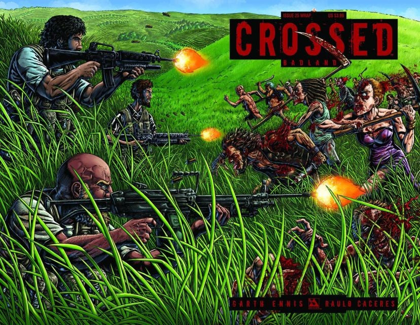 Crossed: Badlands # 25 (Avatar Comics 2013) Wrap Variant Cover