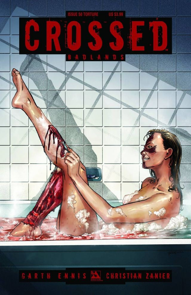 Crossed: Badlands # 50 (Avatar Comics 2014) Christian Zanier Torture Variant Cover
