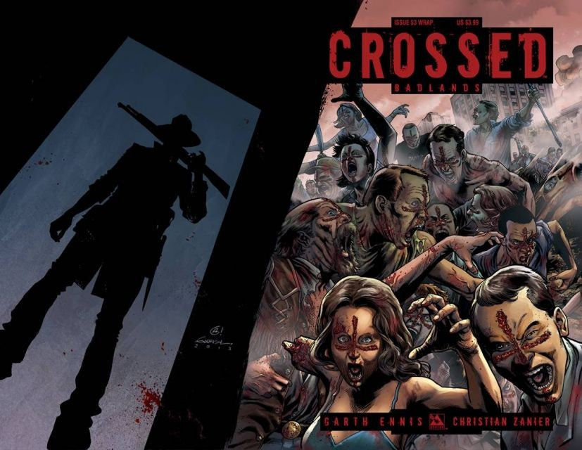 Crossed: Badlands # 53 (Avatar Comics 2014) Wrap Variant Cover