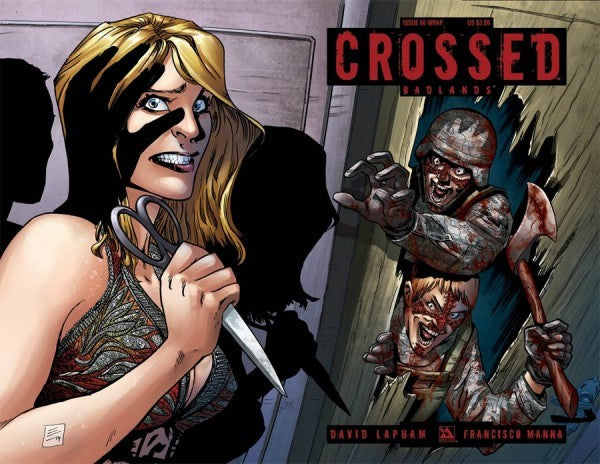 Crossed: Badlands # 66 (Avatar Comics 2014) Wrap Variant Cover