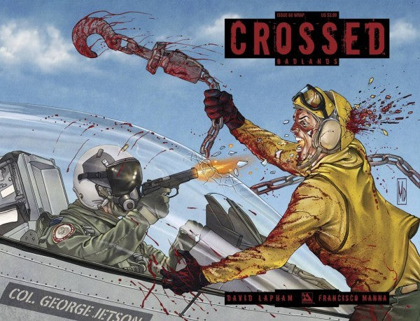 Crossed: Badlands # 68 (Avatar Comics 2014) Wrap Variant Cover