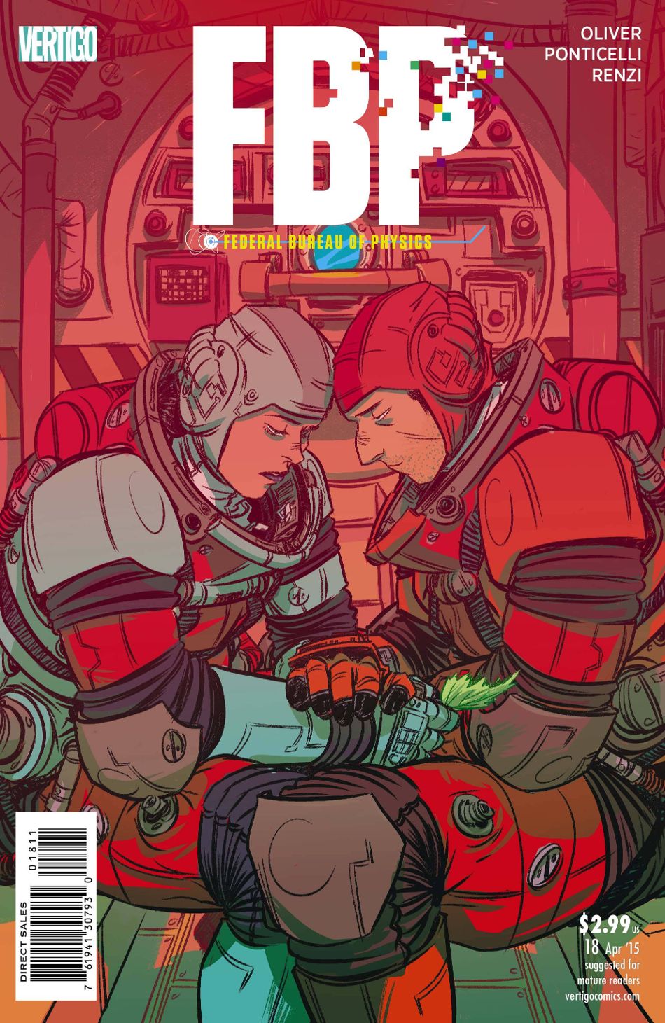 FBP: Federal Bureau of Physics # 18 (Vertigo Comics 2014)