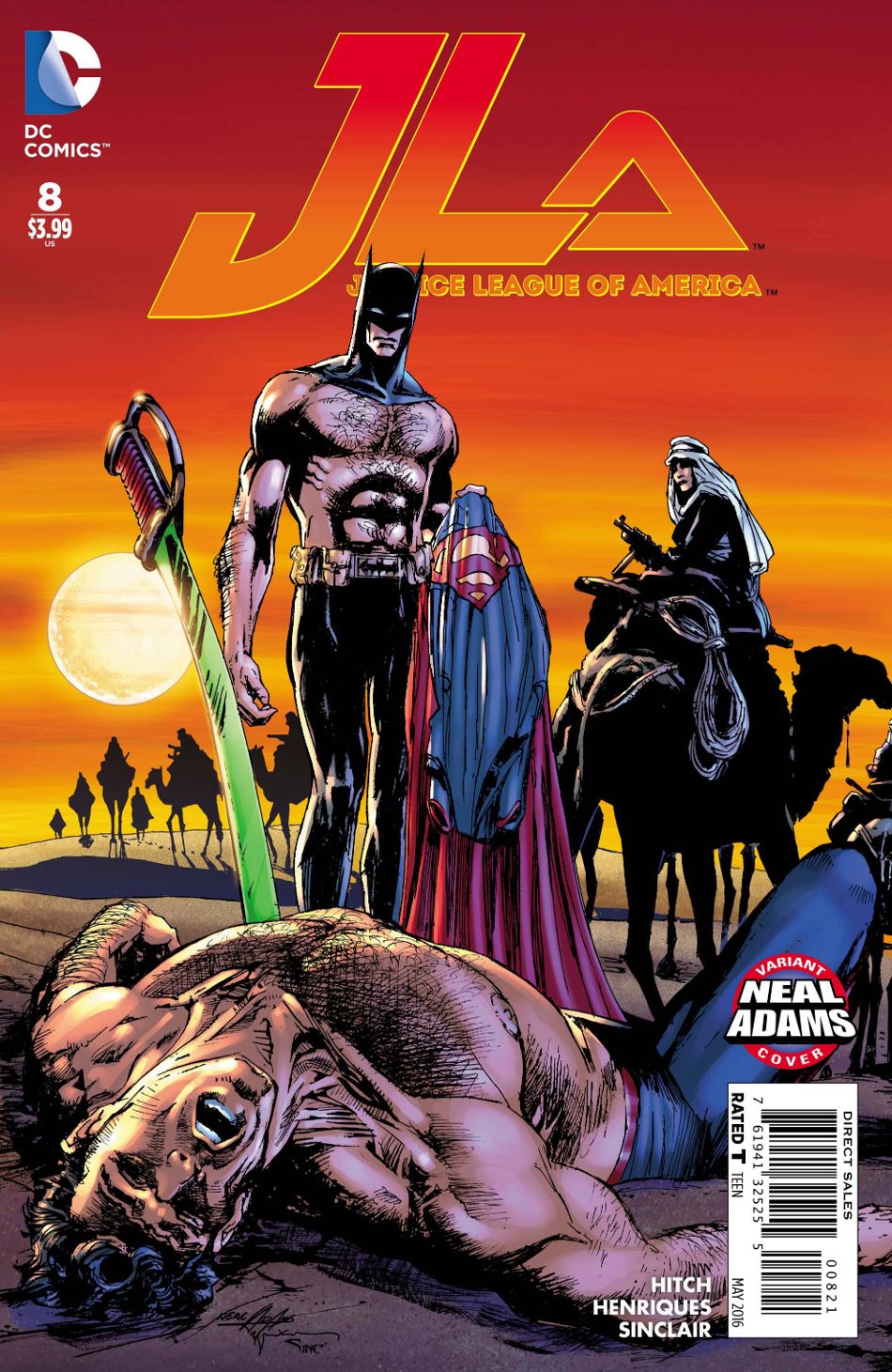 Justice League of America (2015) #  8 (DC Comics 2015) Neil Adams Variant Cover